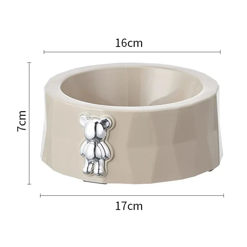 Gamelle Antidérapante Inox Design Ours Chien