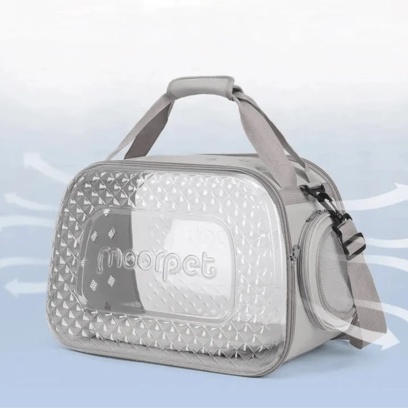 Caisse Transport Transparente Chien Respirante
