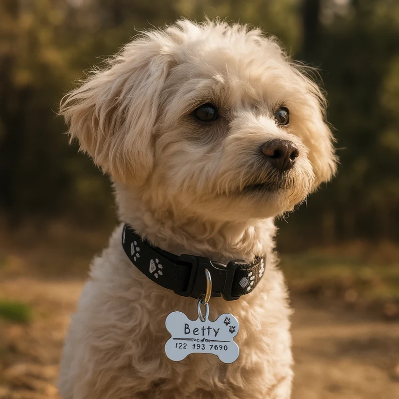 Médaille Inox Chien Personnalisable 21 Modèles