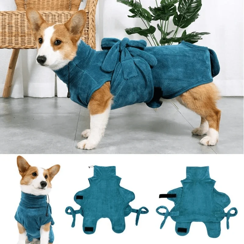 Peignoir Microfibre Absorbant Gros Chien