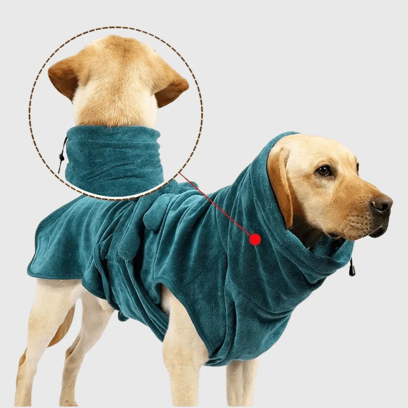 Peignoir Microfibre Absorbant Gros Chien