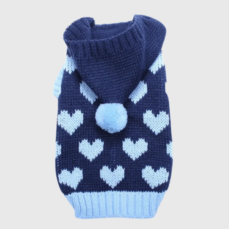 Pull Tricot Chien Maille Douce Hiver