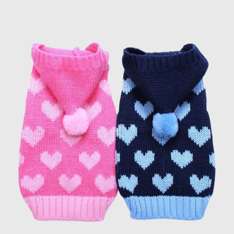 Pull Tricot Chien Maille Douce Hiver