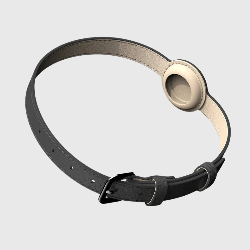 Collier Porte-Traceur GPS Nylon Chien Réglable