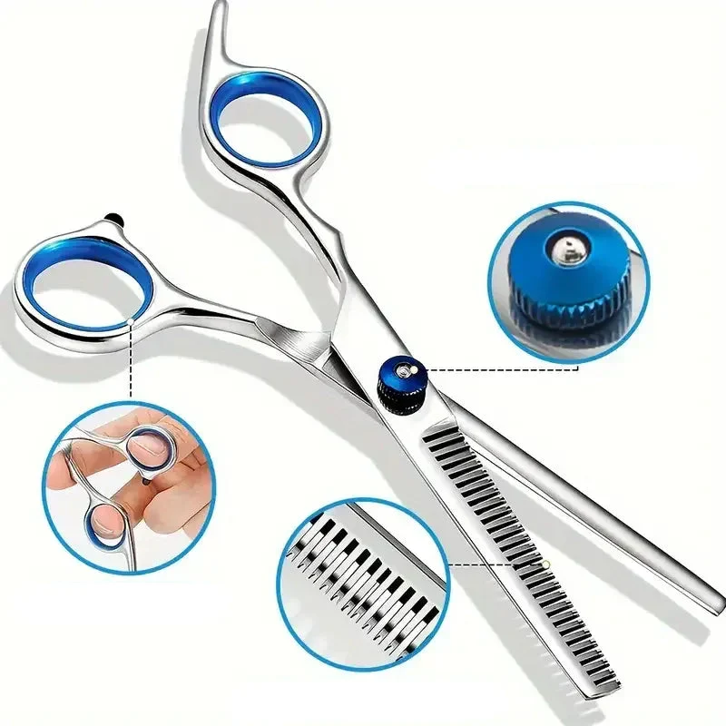 Kit Ciseaux Toilettage Professionnel Chien Inox