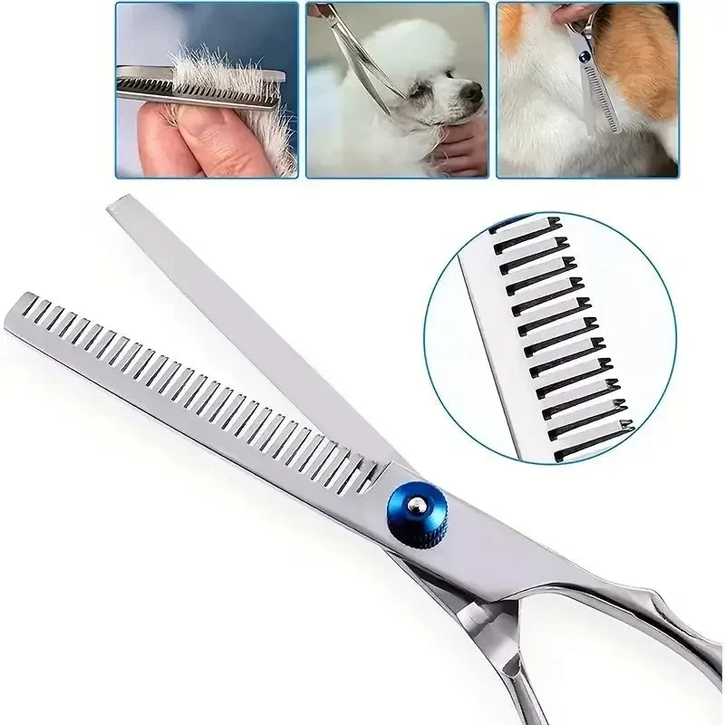 Kit Ciseaux Toilettage Professionnel Chien Inox
