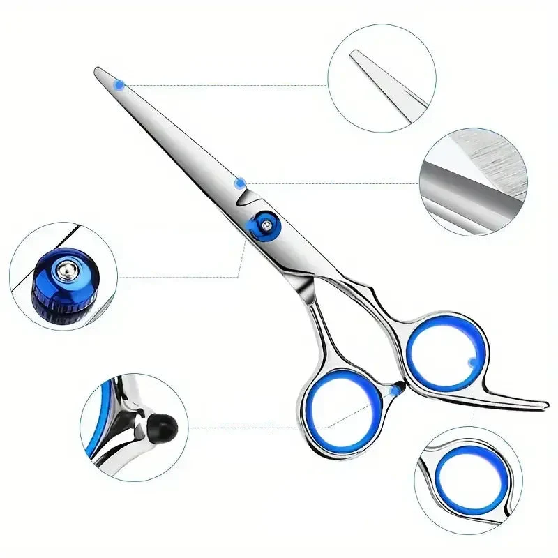 Kit Ciseaux Toilettage Professionnel Chien Inox
