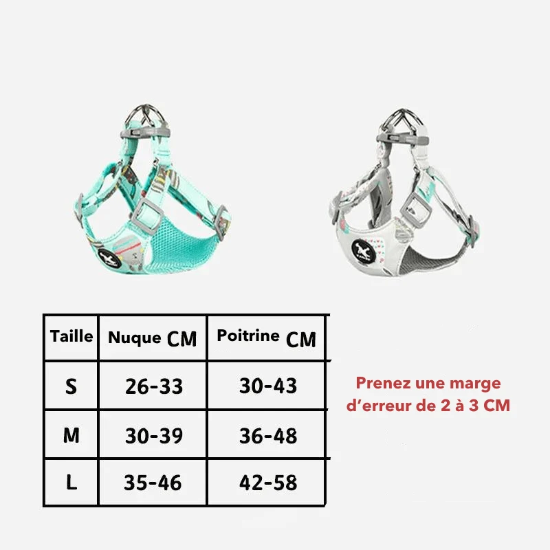 Harnais Facile Enfiler Gros Chien