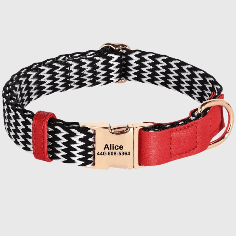 Collier Personnalisable Motif Vague Chien
