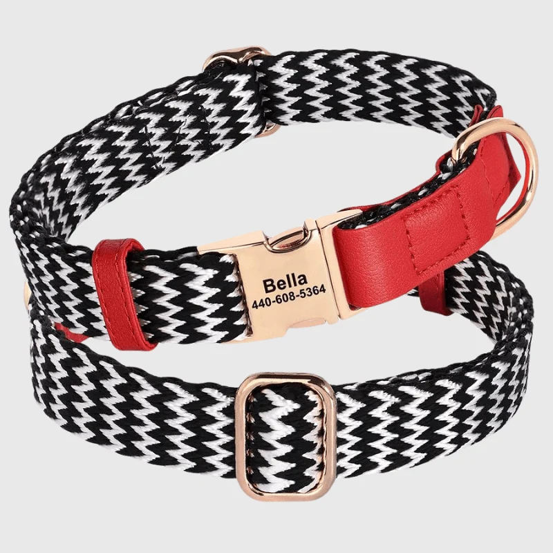 Collier Personnalisable Motif Vague Chien