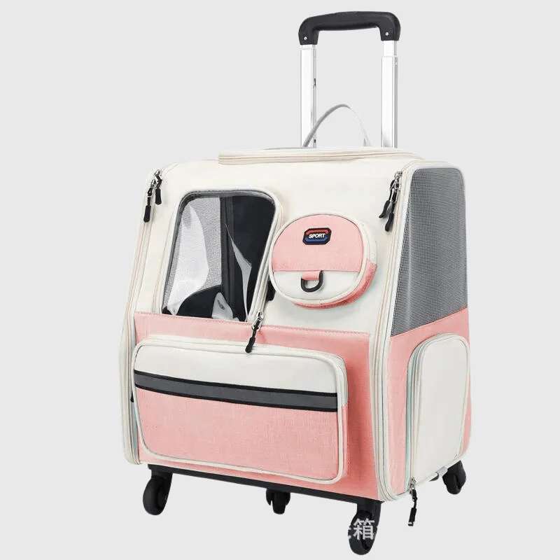 Caisse Transport Roulette Gros Chien Oxford