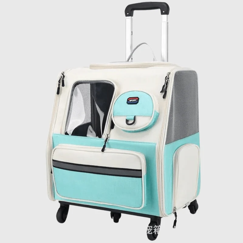 Caisse Transport Roulette Gros Chien Oxford