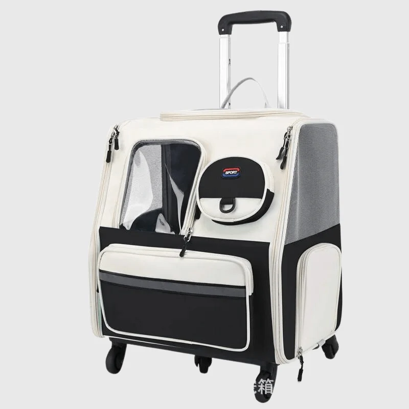 Caisse Transport Roulette Gros Chien Oxford