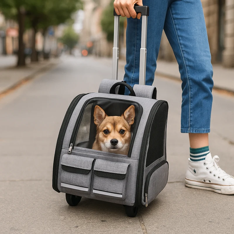 Sac Transport Roulette Chien Grande Race