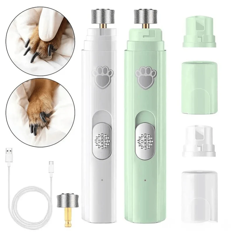 Lime Ongles Électrique USB Chien Silencieuse