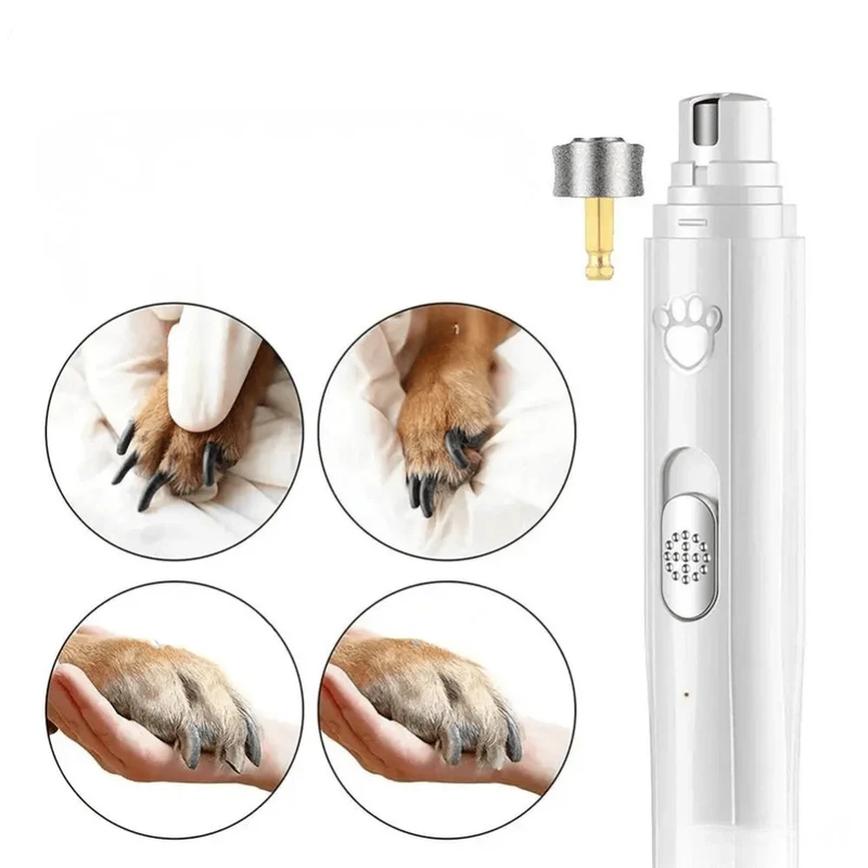 Lime Ongles Électrique USB Chien Silencieuse