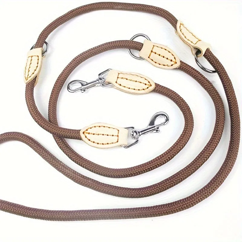 Laisse Multifonction Nylon Gros Chien 2m
