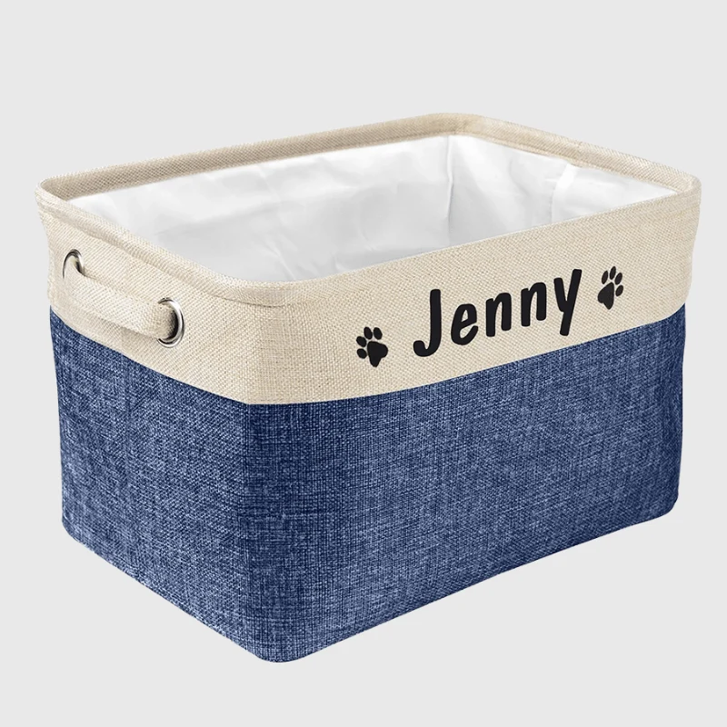 Boite Rangement Jouets Chien Tissu Personnalisée