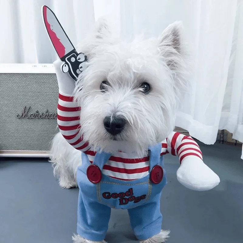 Costume Halloween Horreur Chien Gros Gabarit