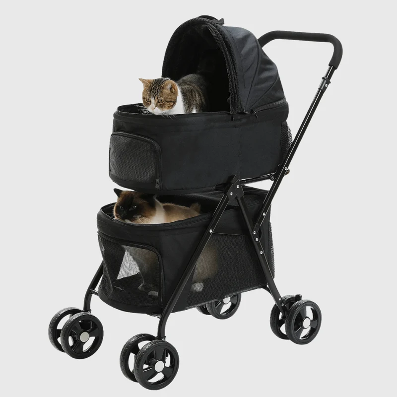 Poussette Pliable Gros Chien Confort Sécurité