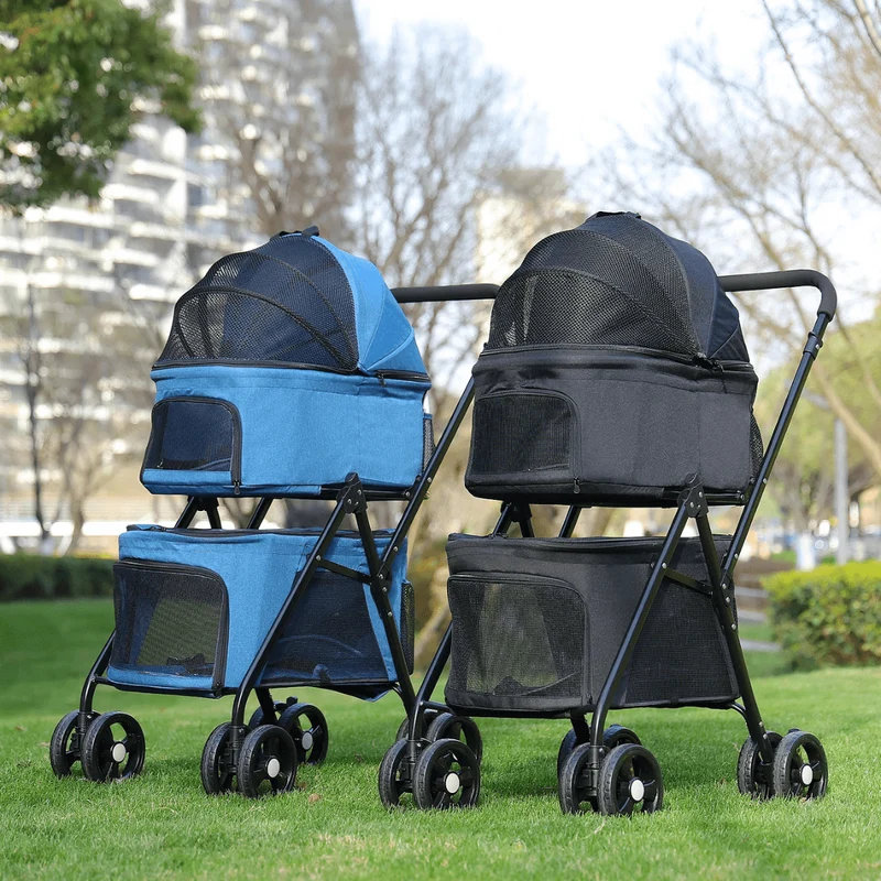 Poussette Pliable Gros Chien Confort Sécurité