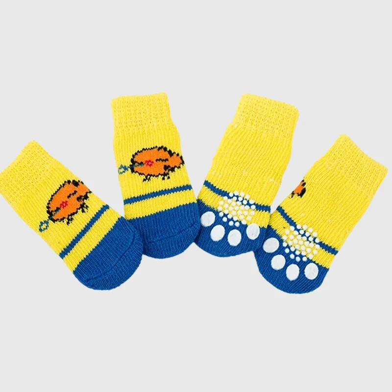 Chaussettes Antidérapantes Protection Pattes Chien