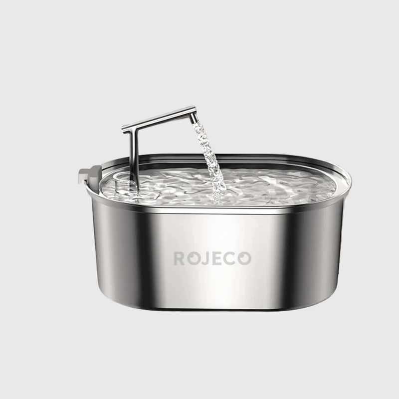 Fontaine Eau Inox Filtrée Gros Chien 3L