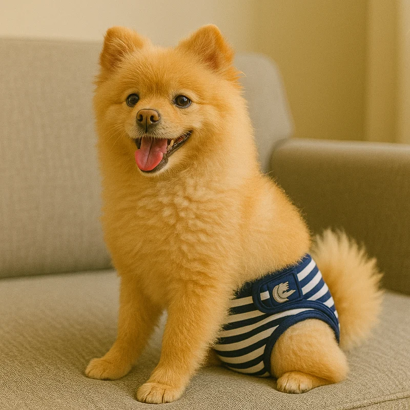 Culotte Hygiénique Réglable Chienne XXL