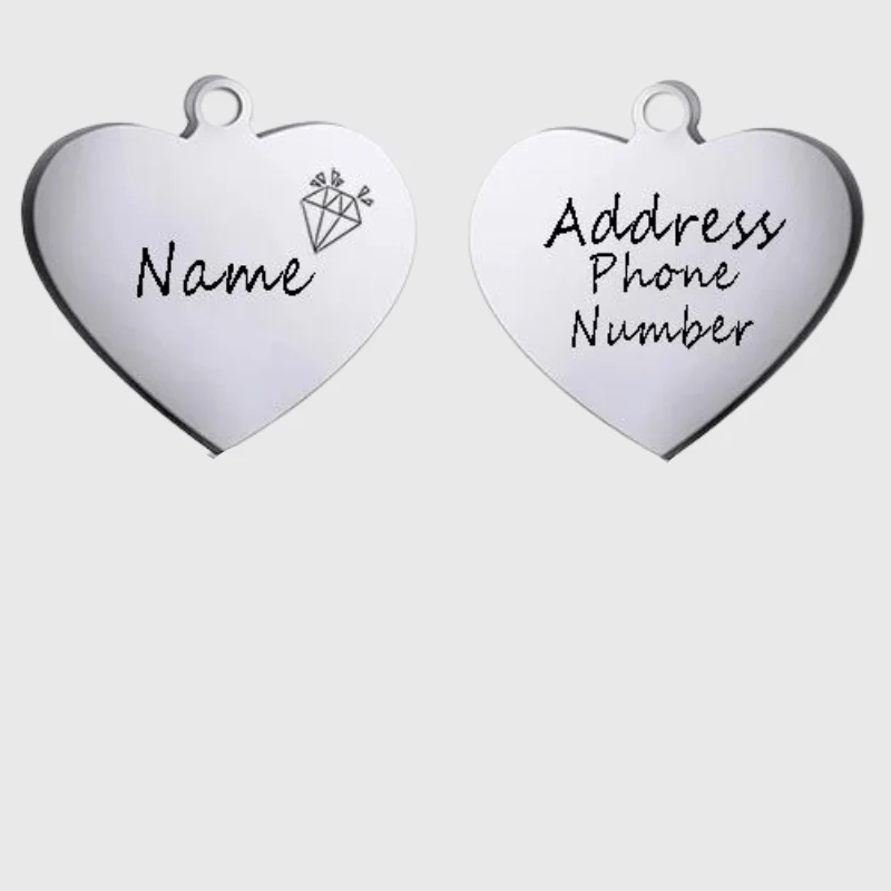 Médaille Gravée Identification Chien Personnalisée