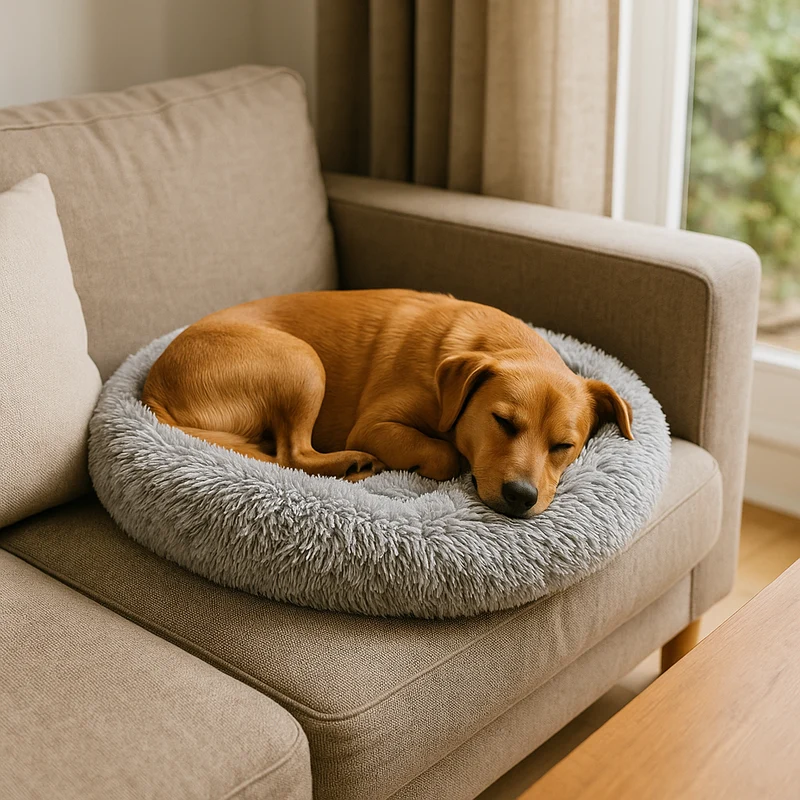 Panier Canapé Doux Lavable Gros Chien