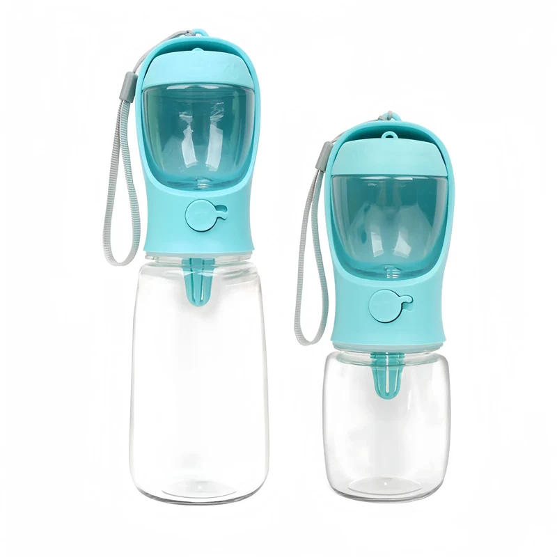Gourde Distributeur Portable Chien 2-en-1