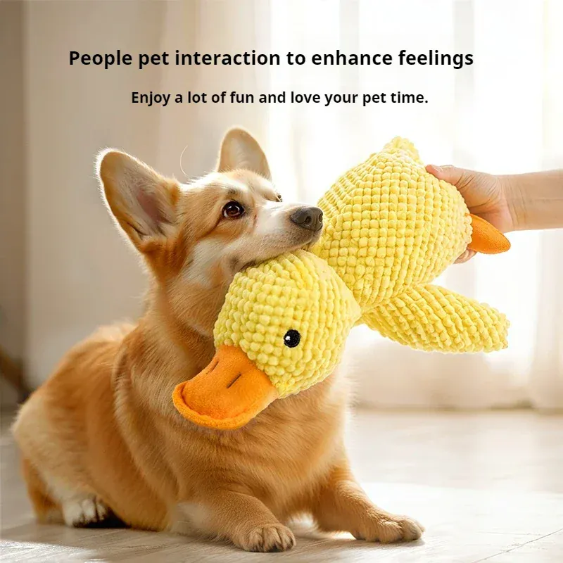 Jouet Canard Sonore Résistant Gros Chien