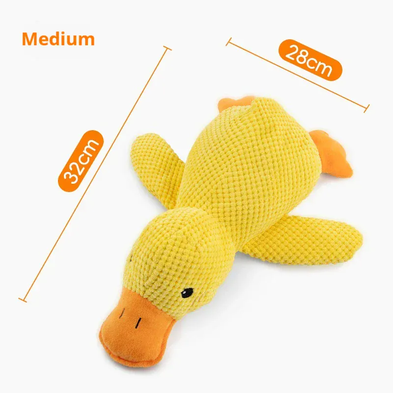 Jouet Canard Sonore Résistant Gros Chien