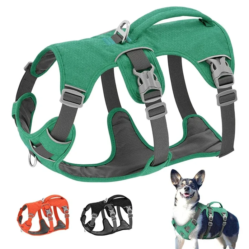 Harnais Anti-Traction Réfléchissant Gros Chien