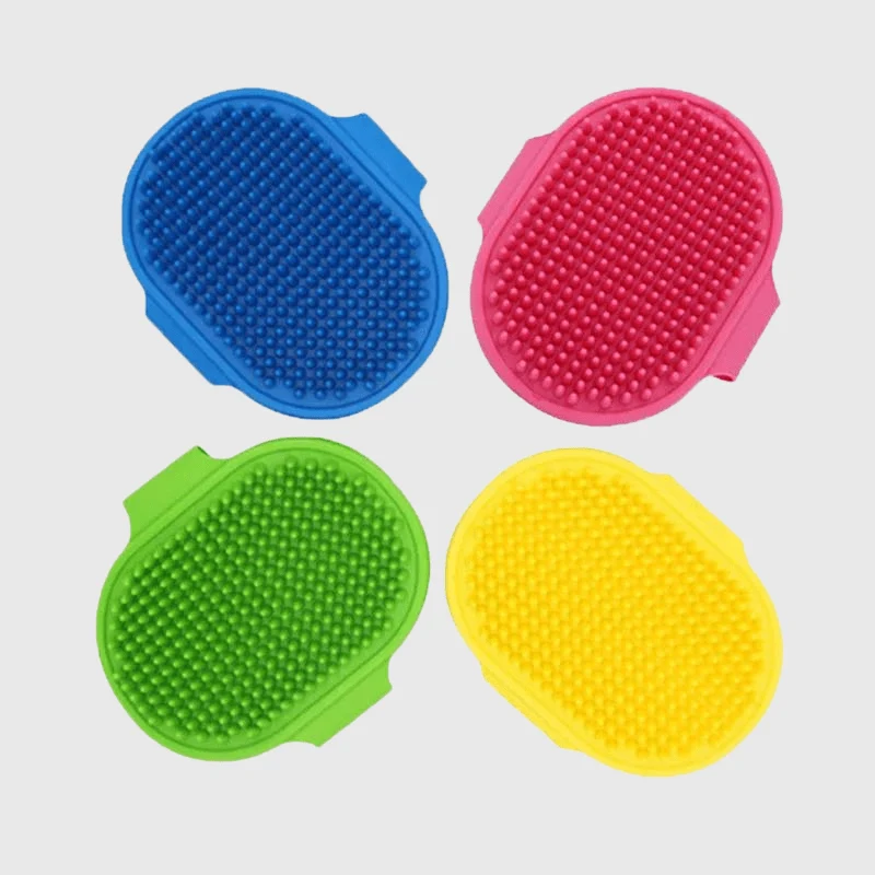 Brosse Caoutchouc Toilettage Chien Noir
