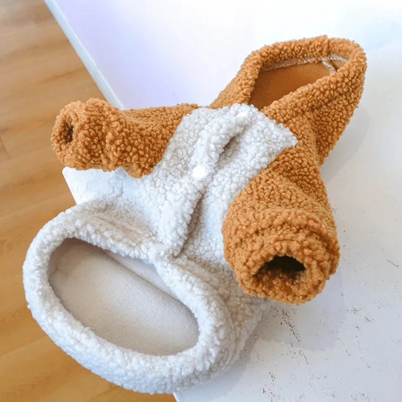 Sweat Polaire Petit Chien Hiver Doux