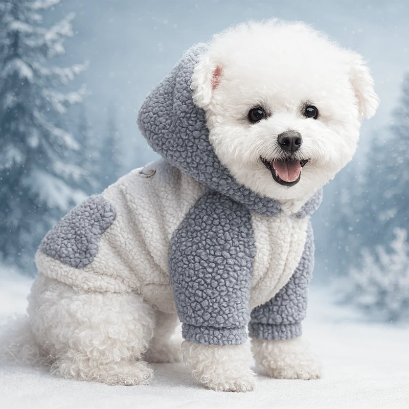 Sweat Polaire Petit Chien Hiver Doux