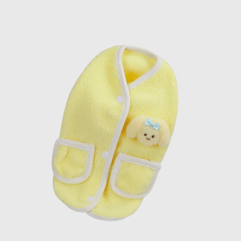 Pull Polaire Laine Chien Hiver Confort