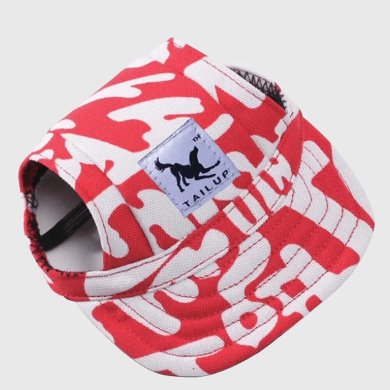 Casquette Solaire Chien Multi-Coloris Réglable