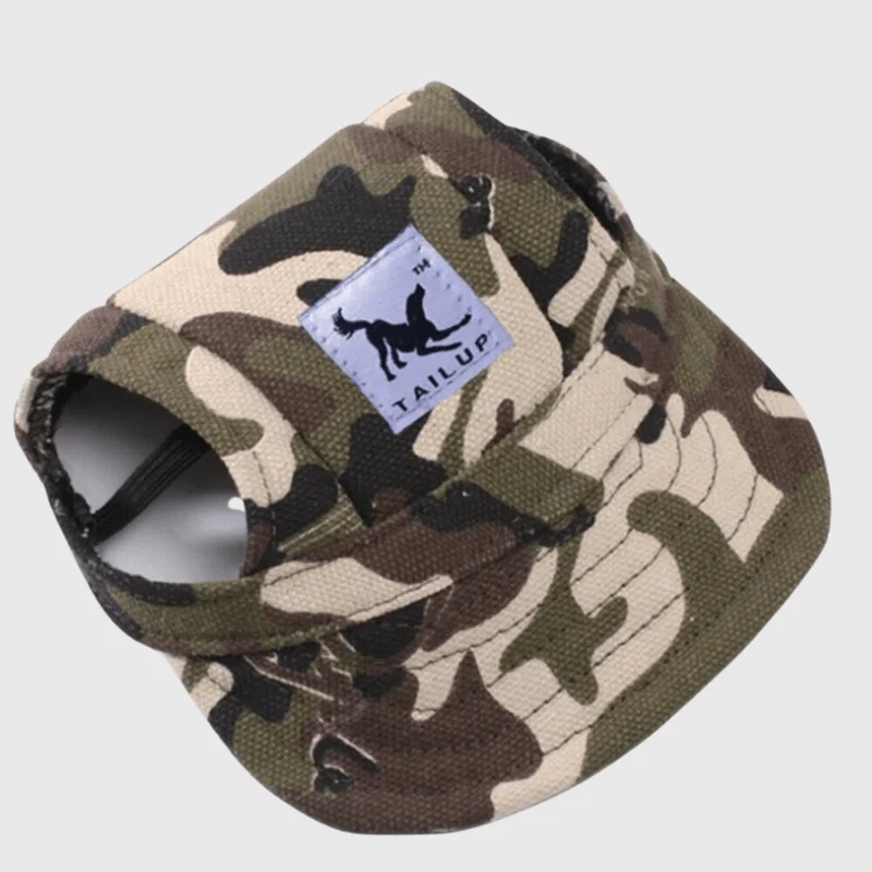 Casquette Solaire Chien Multi-Coloris Réglable