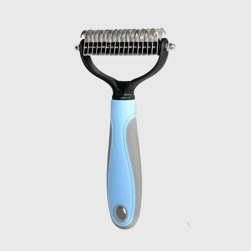 Brosse Démêlante Bleu Poil Long Golden Berger