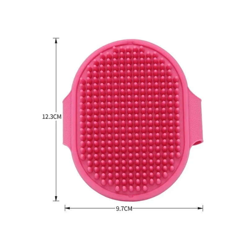 Brosse Ronde Toilettage Massage Chien Rose