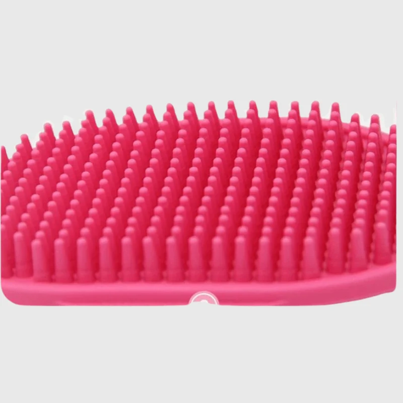 Brosse Ronde Toilettage Massage Chien Rose
