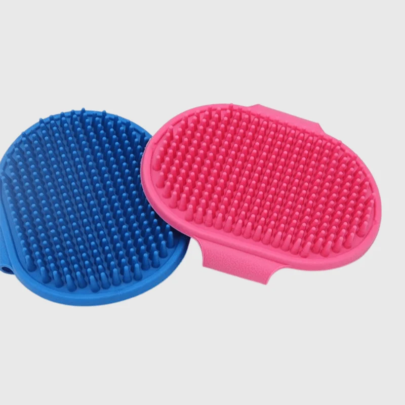 Brosse Ronde Toilettage Massage Chien Rose