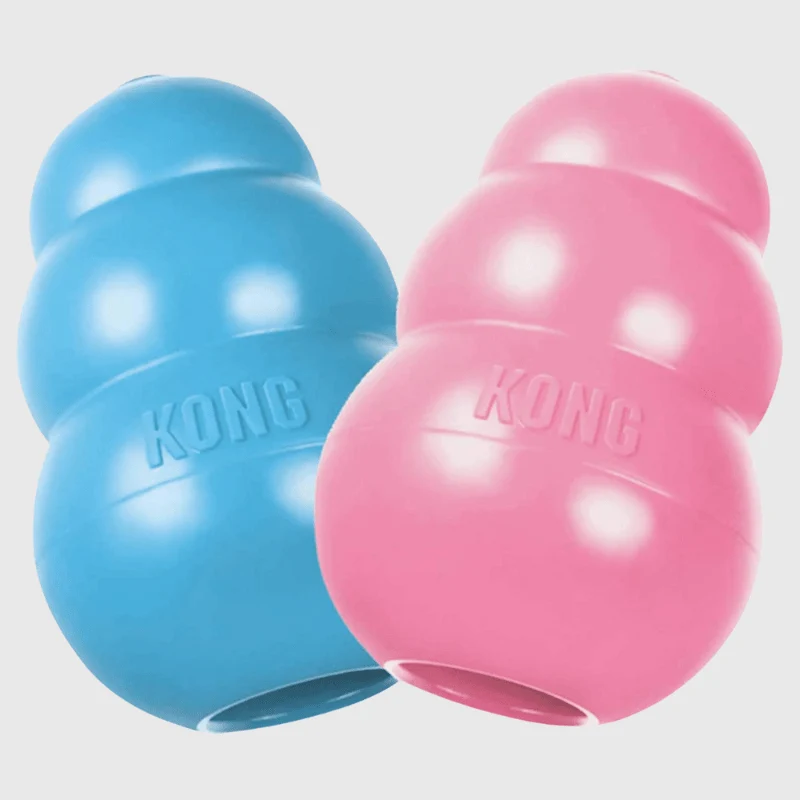 Jouet Caoutchouc Bleu Chiot Remplissable Friandises