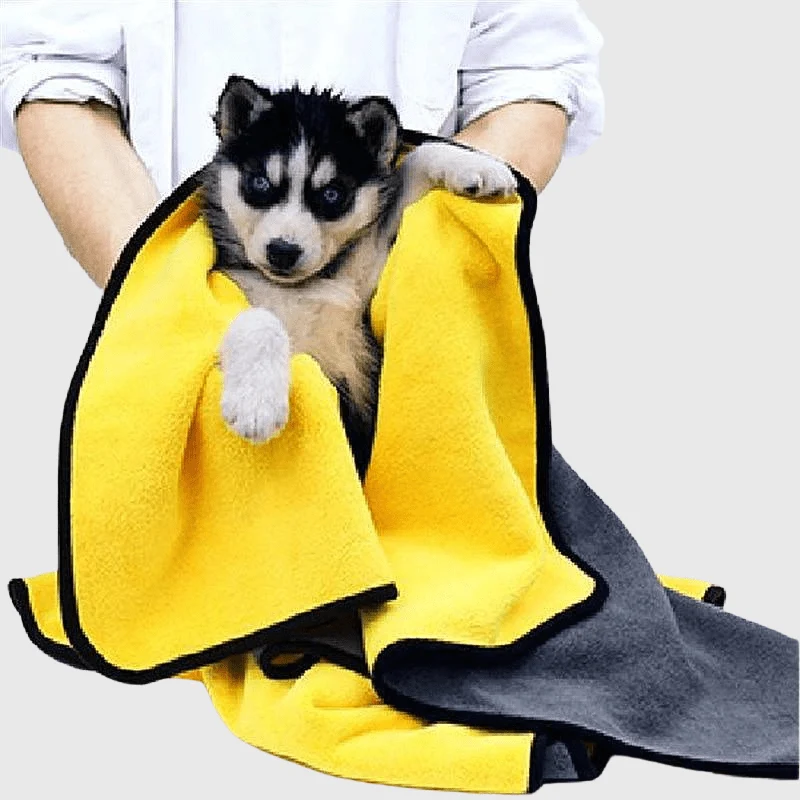 Peignoir Séchage Rapide Chien Microfibre Absorbant
