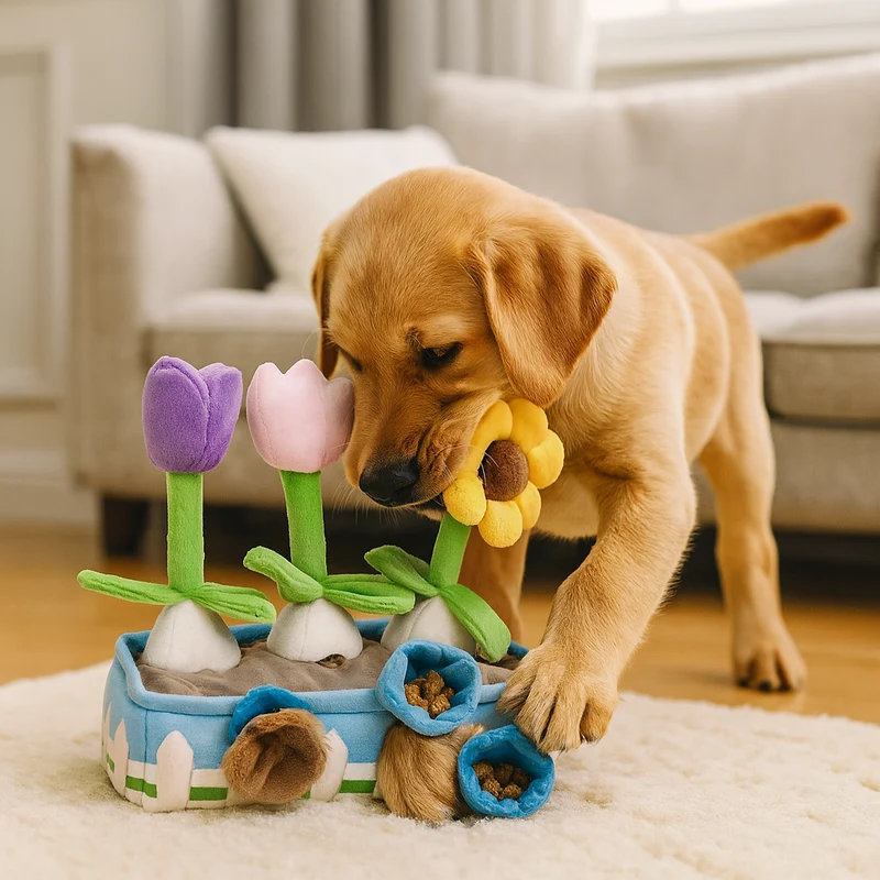 Tapis Fouille Fleur Olfactif Chien Anti-Stress