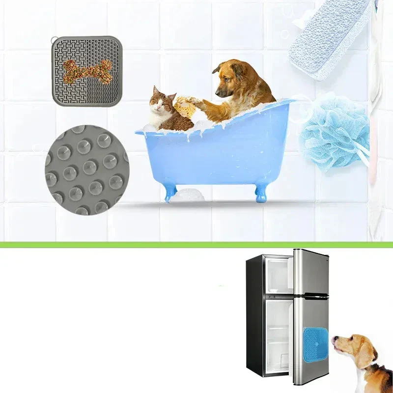 Tapis Léchage Anti-Stress Silicone Gros Chien