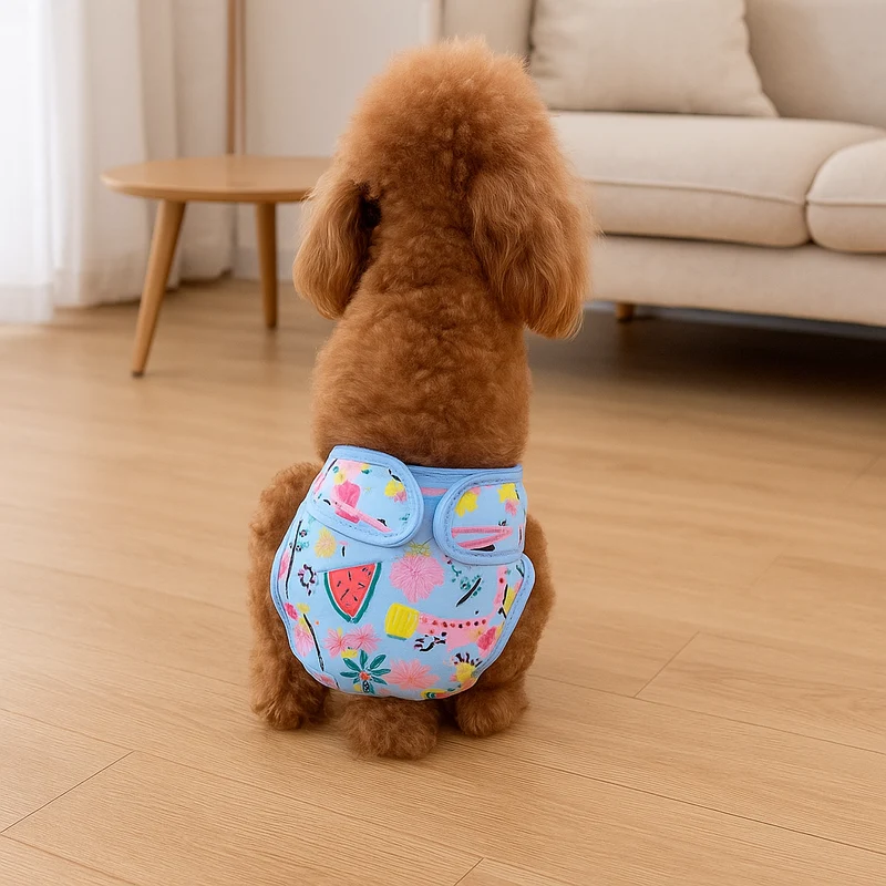 Culotte Hygiénique Chienne Chaleur Fruits