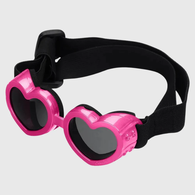 Lunettes Chien Forme Coeur Protection UV